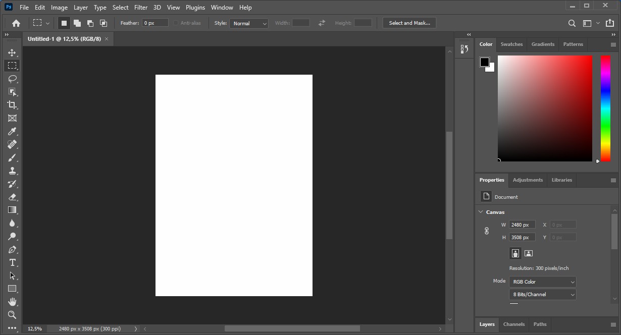 3 Tampilan Adobe Photoshop