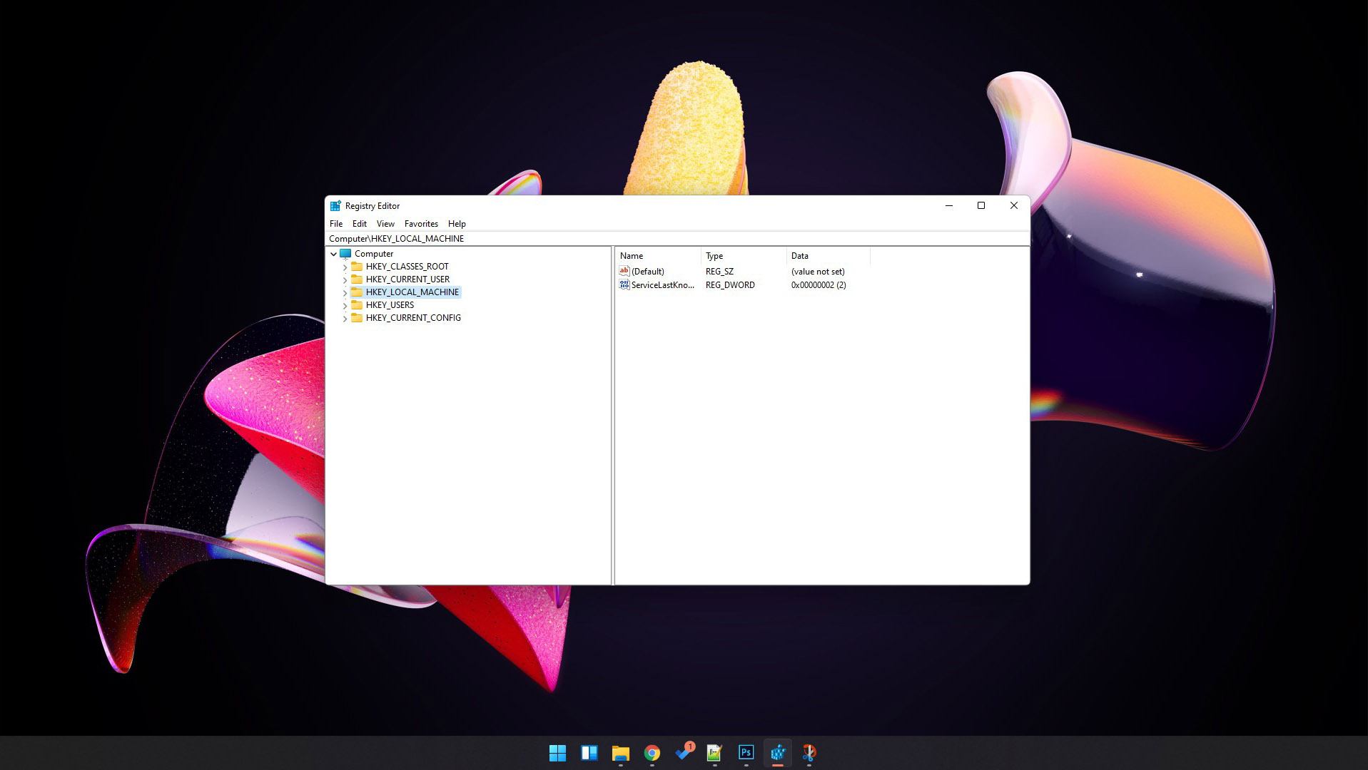 Buka Registry Editor Windows 11
