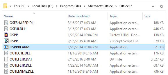 Ospprearm Microsoft Office