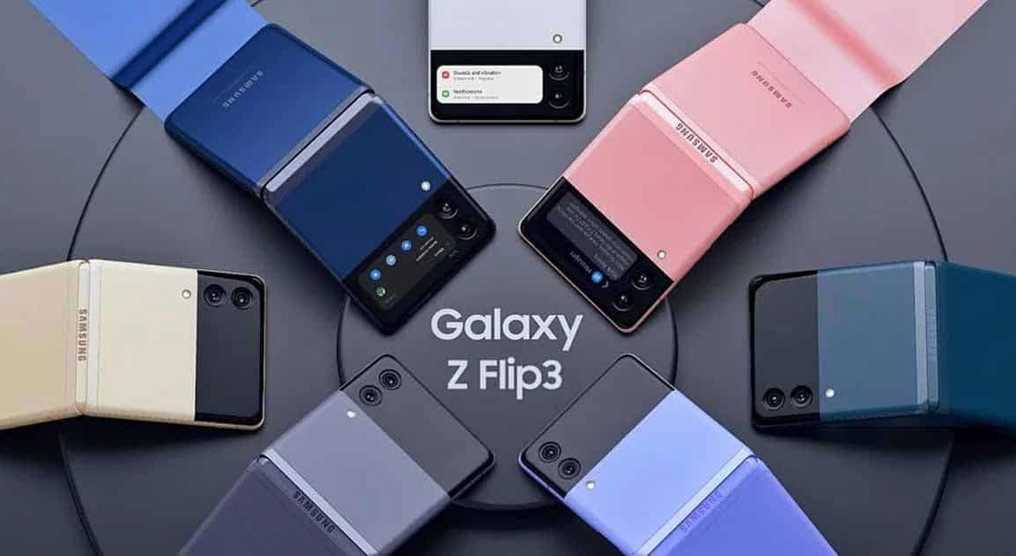 Pilihan warna Samsung Galaxy Z Flip 3