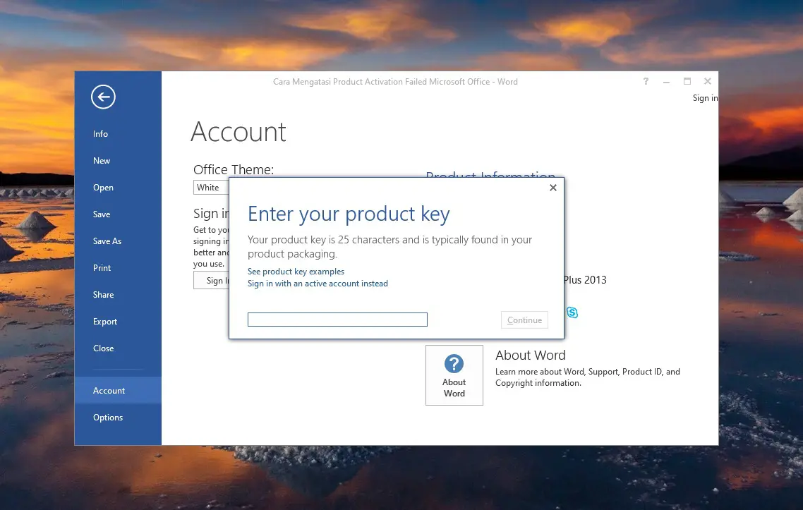 Product Activation Failed