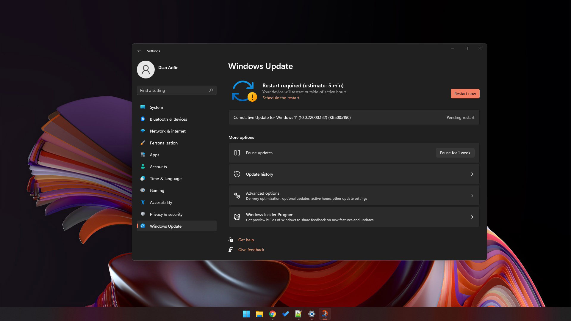 Update Windows 22000.132