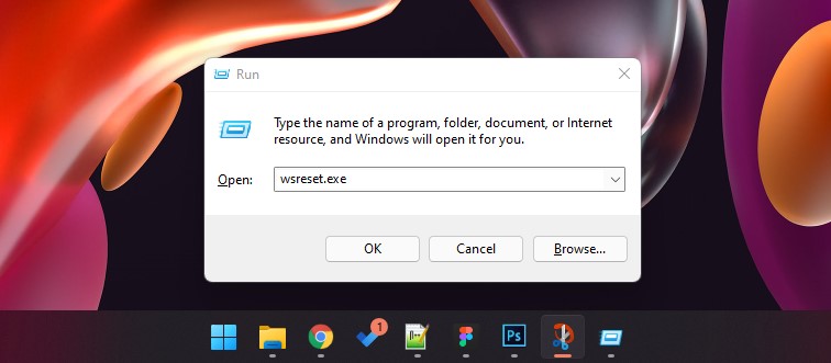 reset Microsoft Store Windows 11