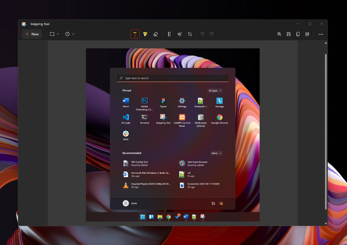 Snipping Tool Windows 11