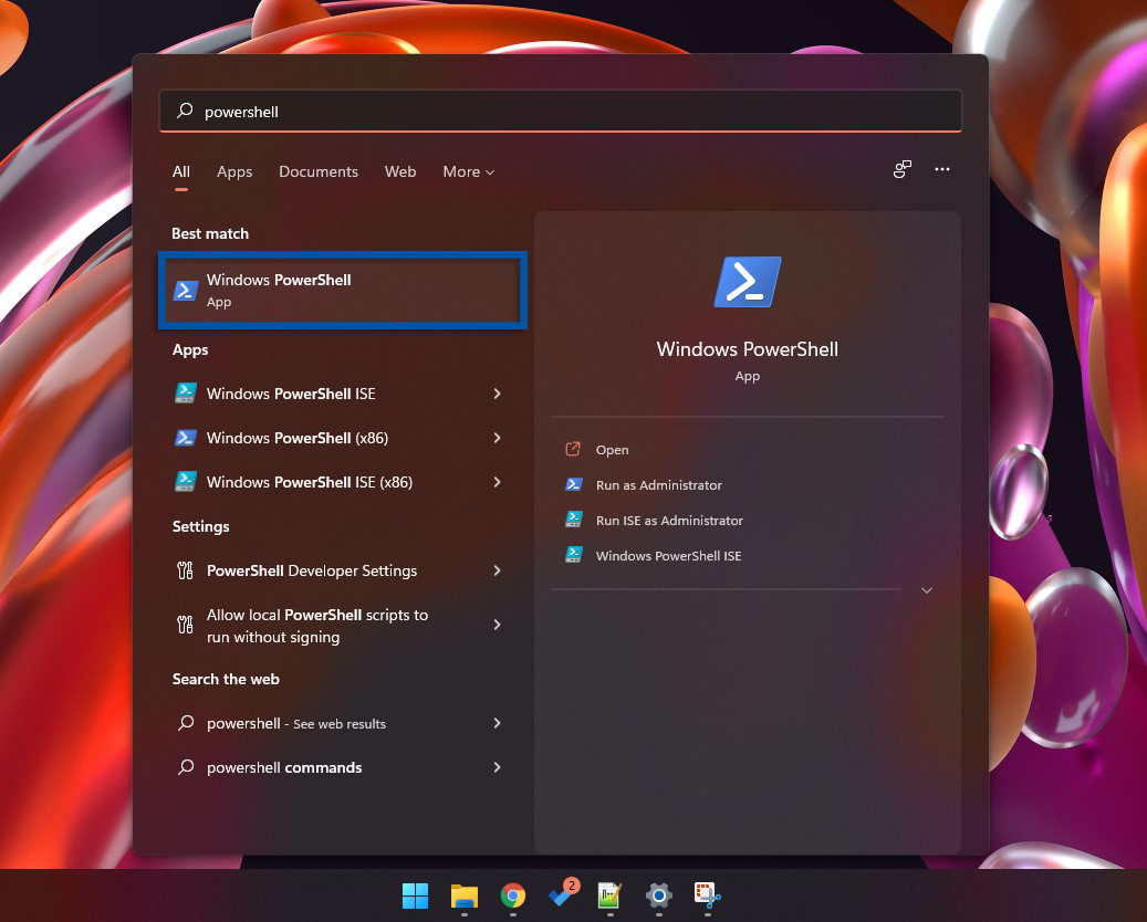 1 Buka PowerShell Windows 11