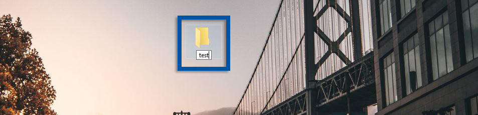 2 Buat folder baru di desktop
