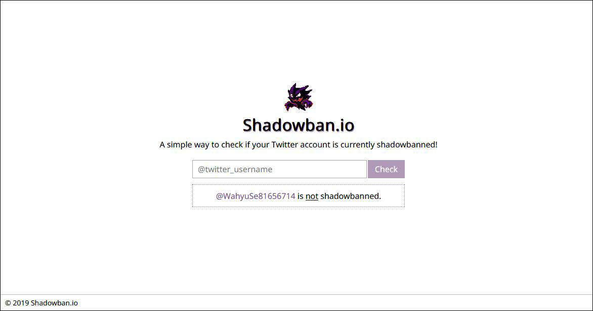 Cek Shadowban Akun Twitter