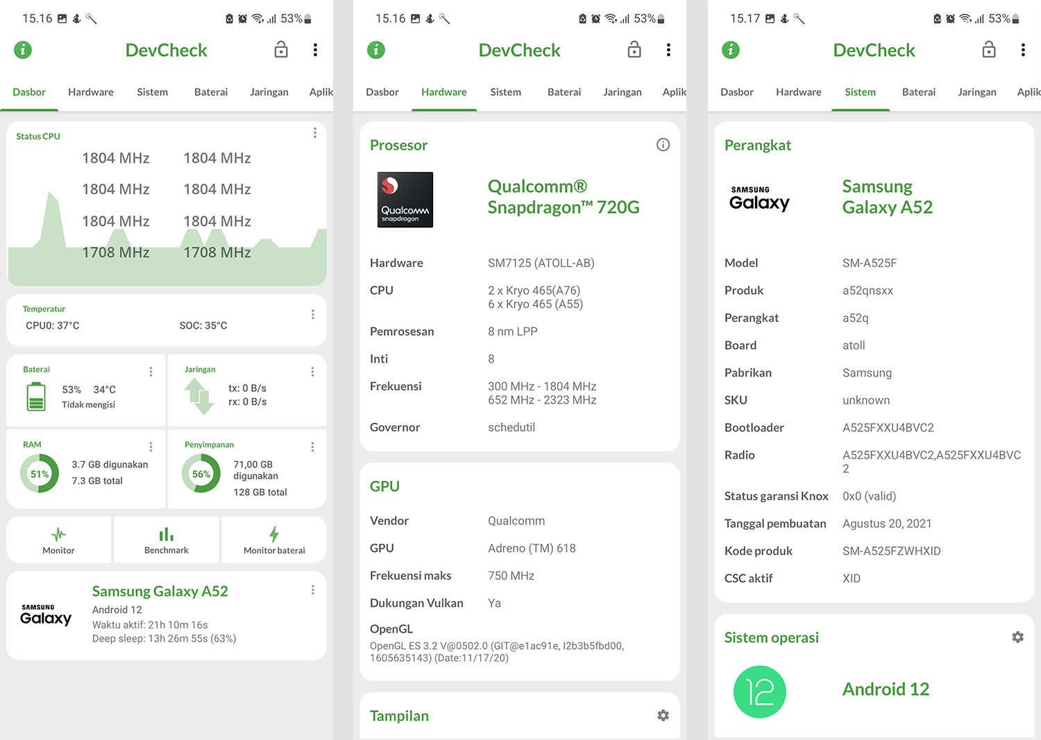 DevCheck Hardware and System