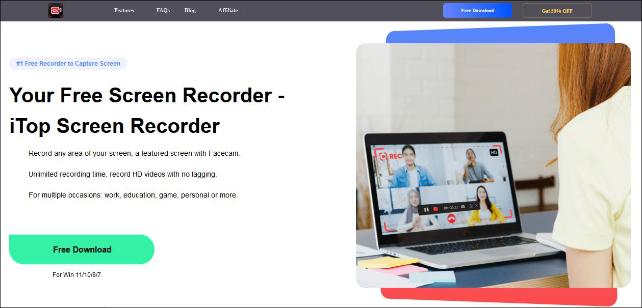 Download iTop Screen Recorder