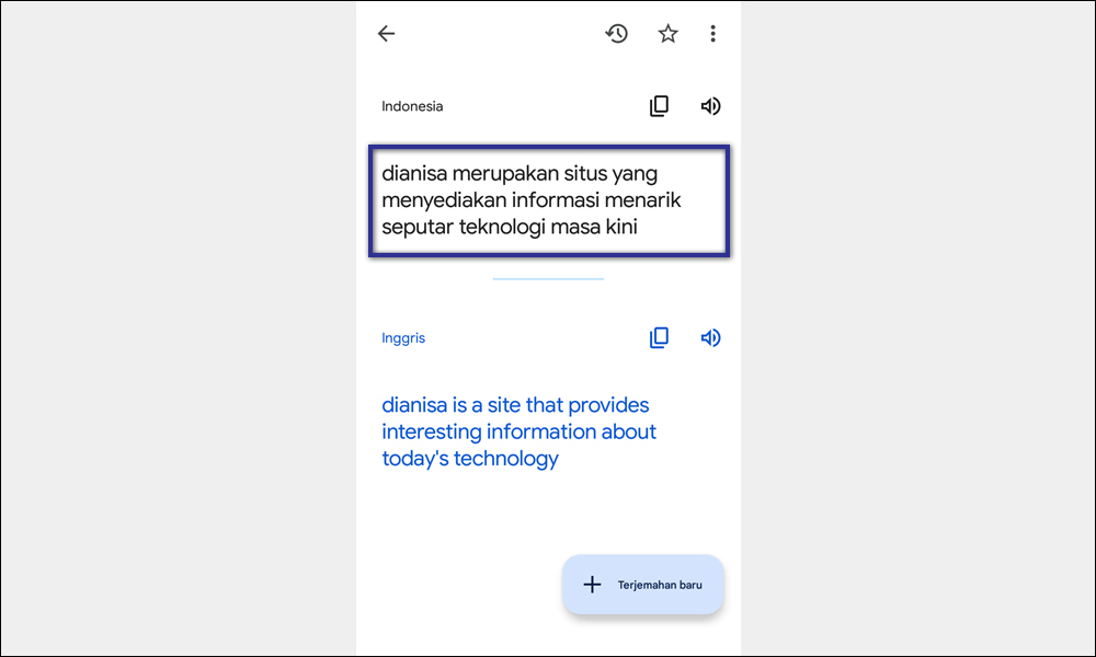 Google Translate Android