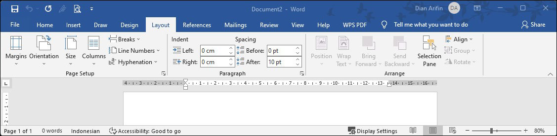 6 Fungsi Layout Microsoft Word