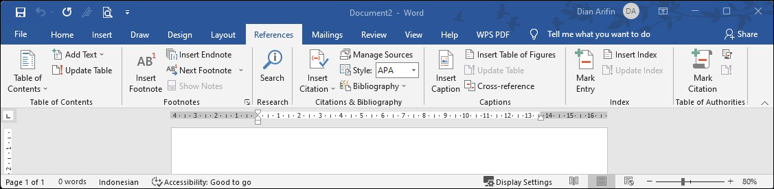 7 Fungsi References Microsoft Word