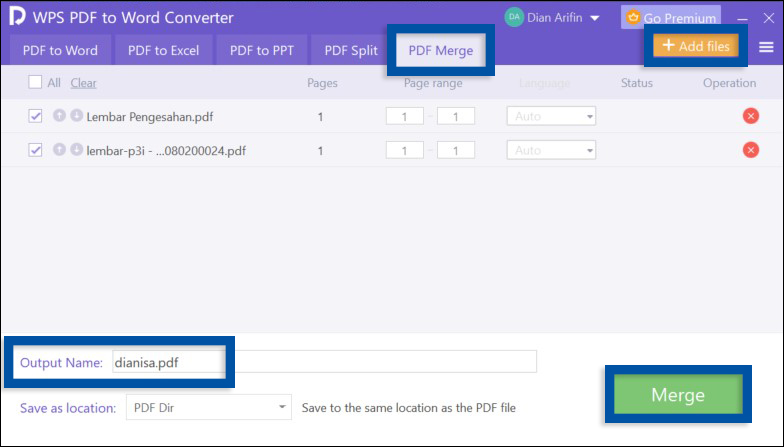 3 Upload file PDF
