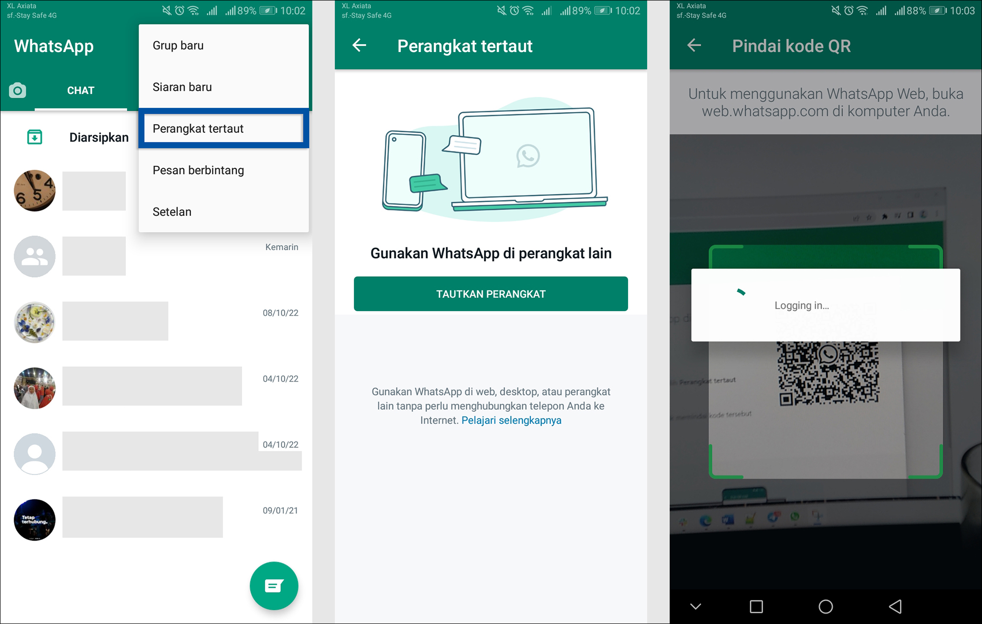 2 Login WhatsApp Web