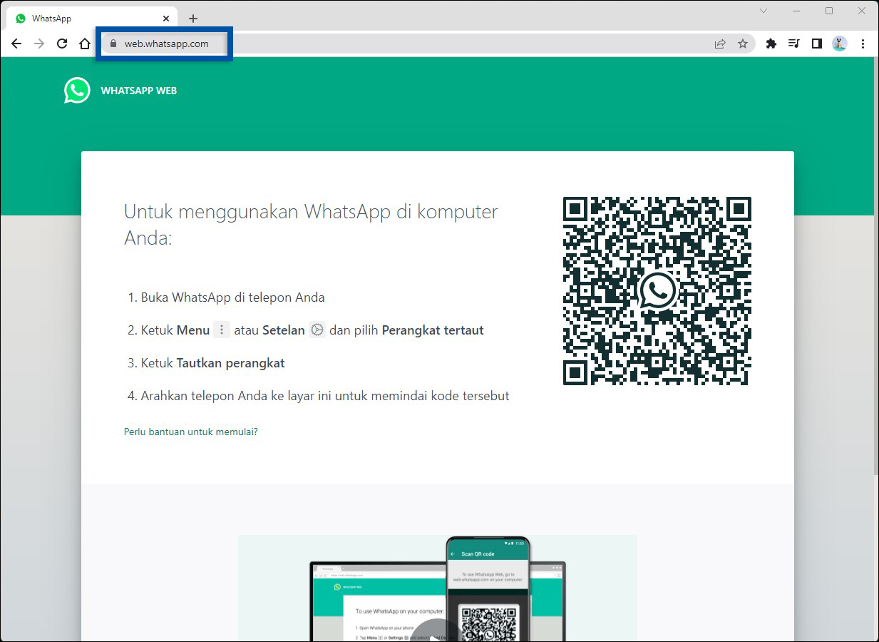 Muat ulang WhatsApp Web