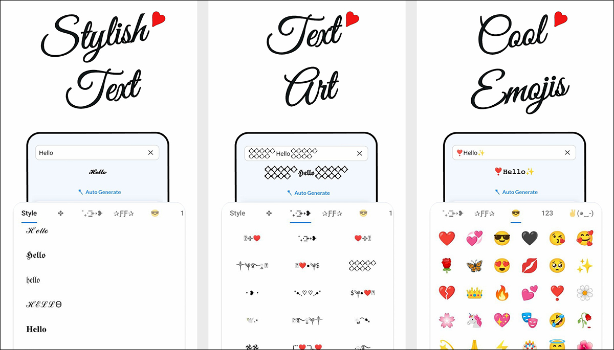 Stylish text