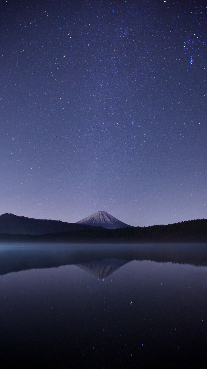 11. Background Nature Night Mountain For Android