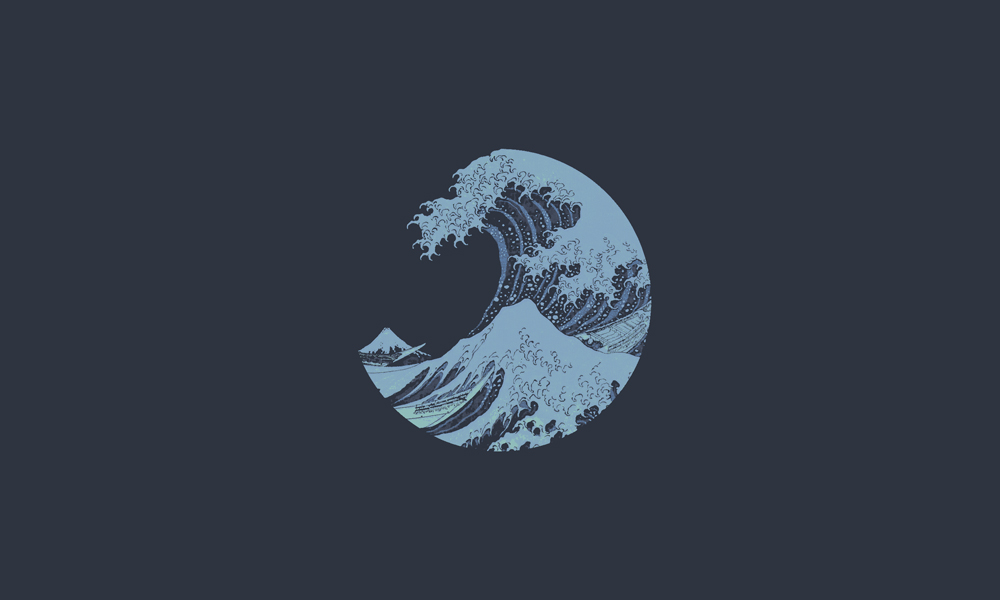 14. Wave Background HD Minimalis