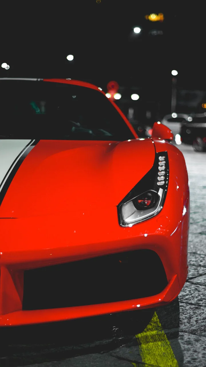 4. Wallpaper Red Sport Car For Android