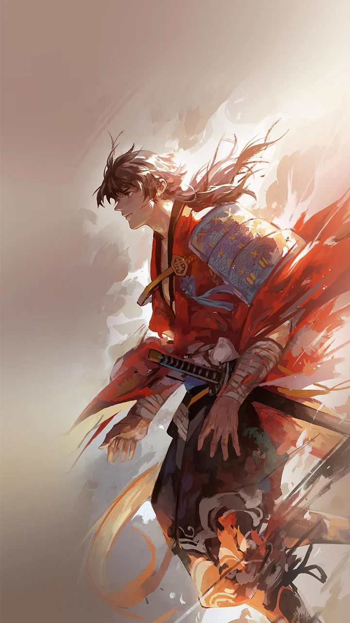 5. Background HP Anime Samurai