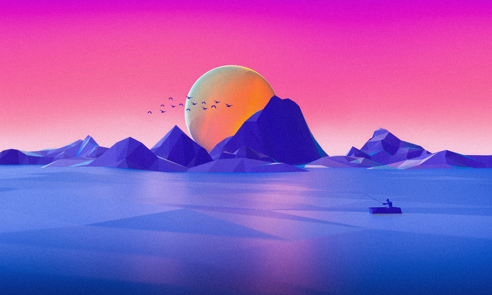 8. Colorfull Background 4K Desktop Minimalis