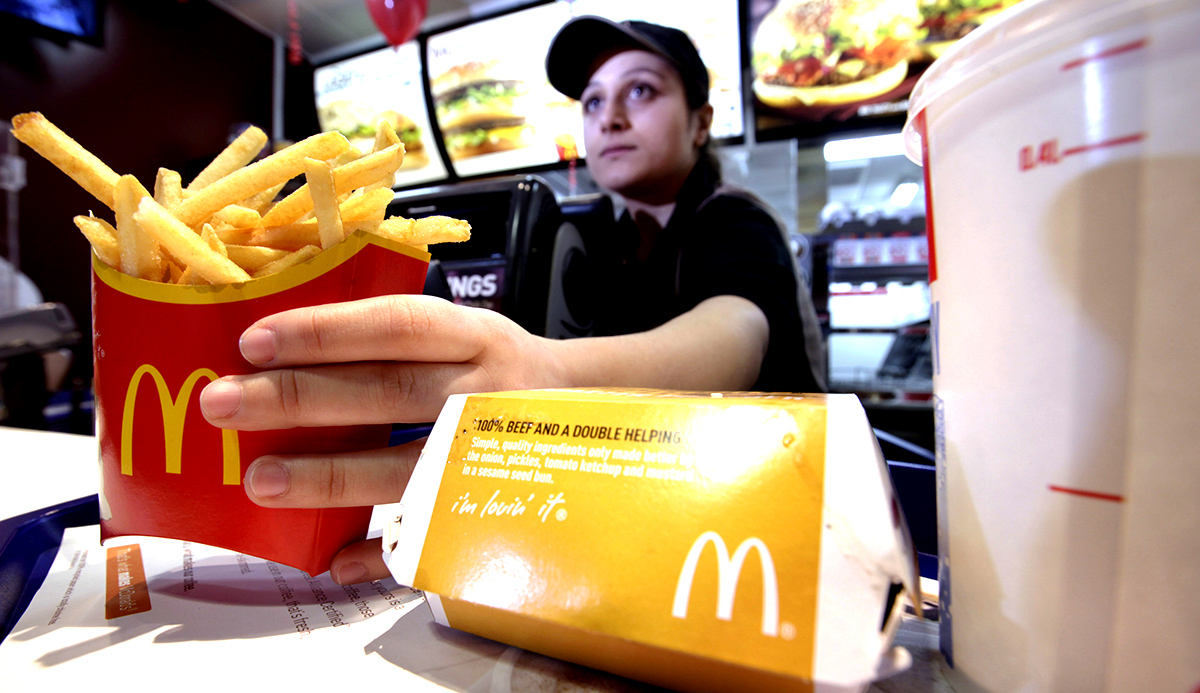 Pesan Melalui Kasir McD