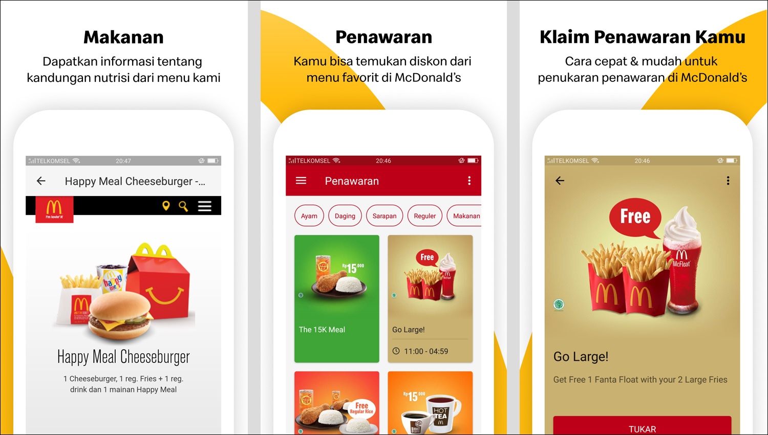 Tukar Voucher Penawaran McD