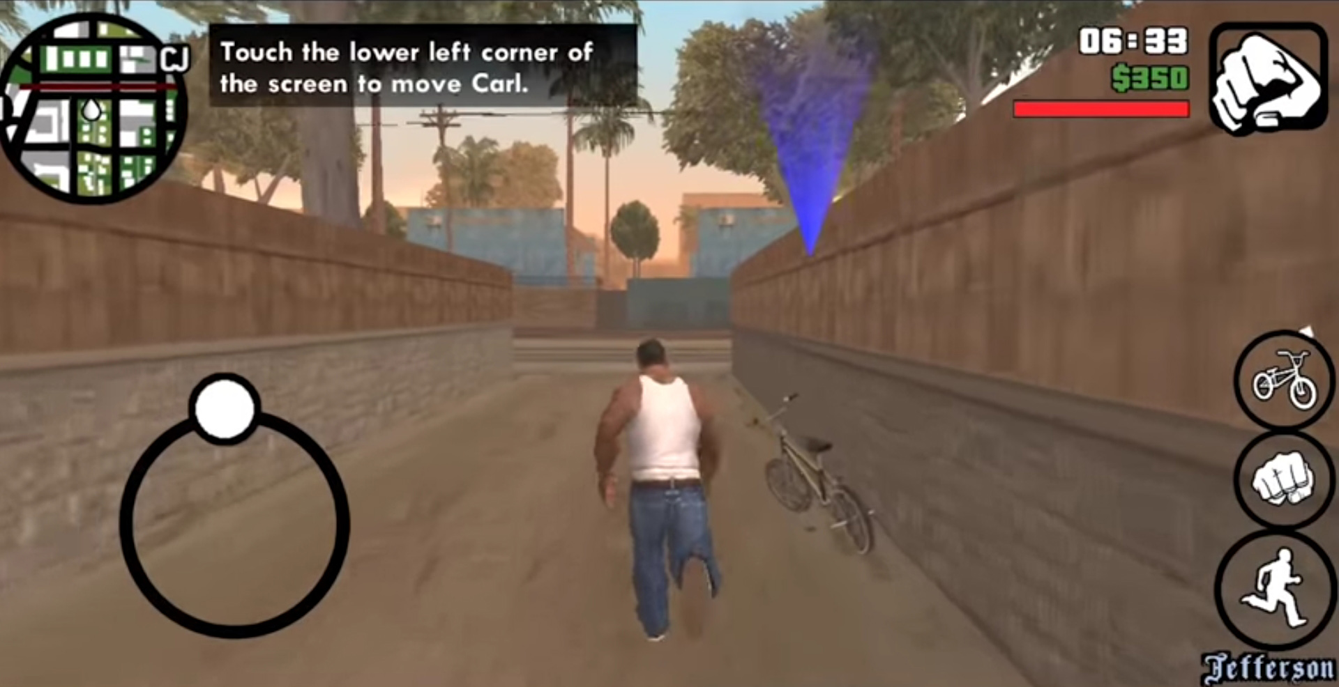 Titik Awal Permainan GTA SA