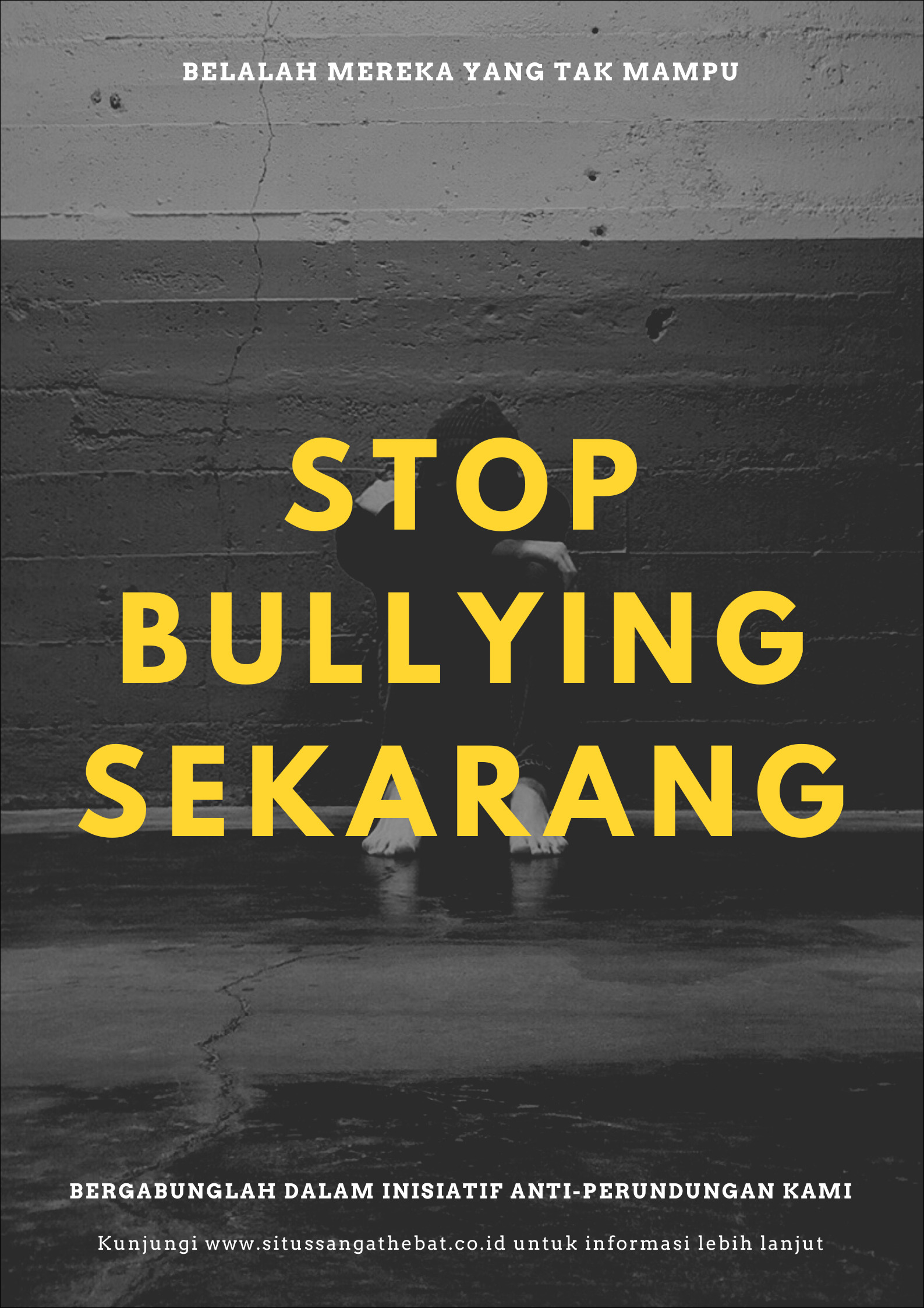 25+ Contoh Poster Bullying Simple, Mudah Digambar Dan Ditiru!