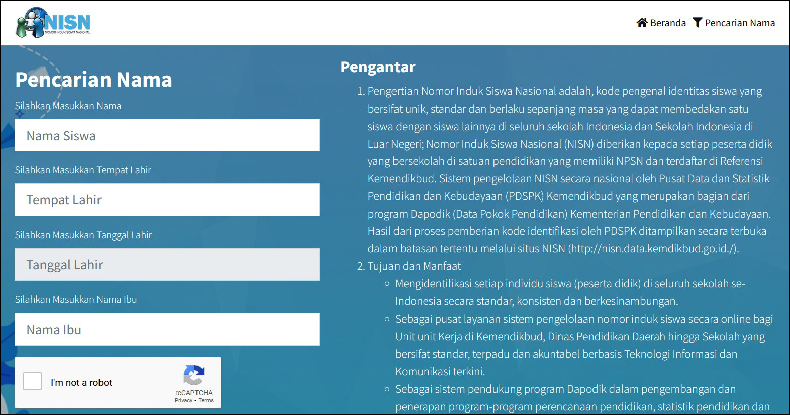 16+ Cara Cek NISN Siswa Secara Online Berdasarkan Nama