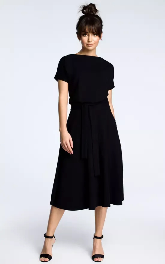 1 Black Midi Dress