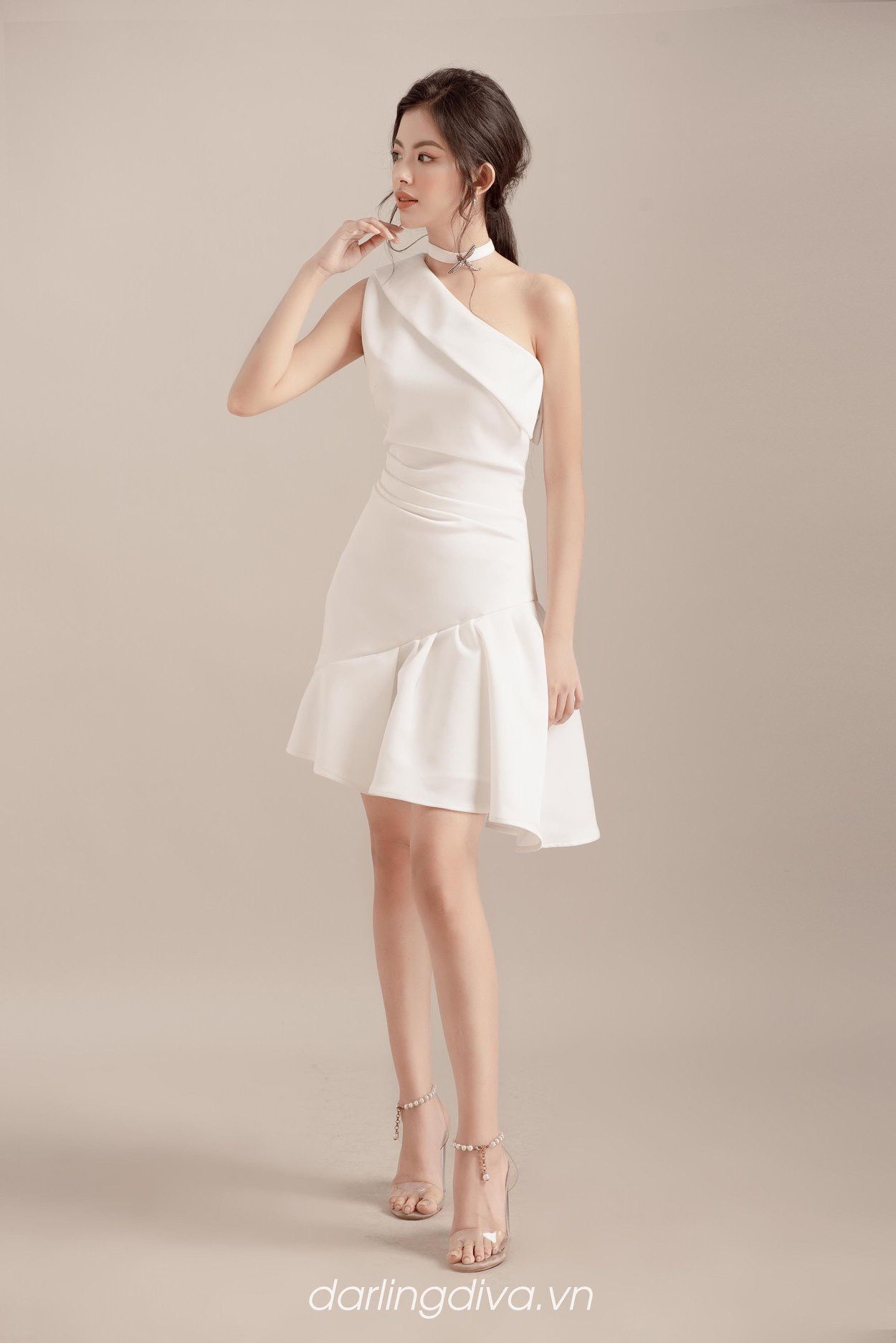 22 One-Shoulder Dress