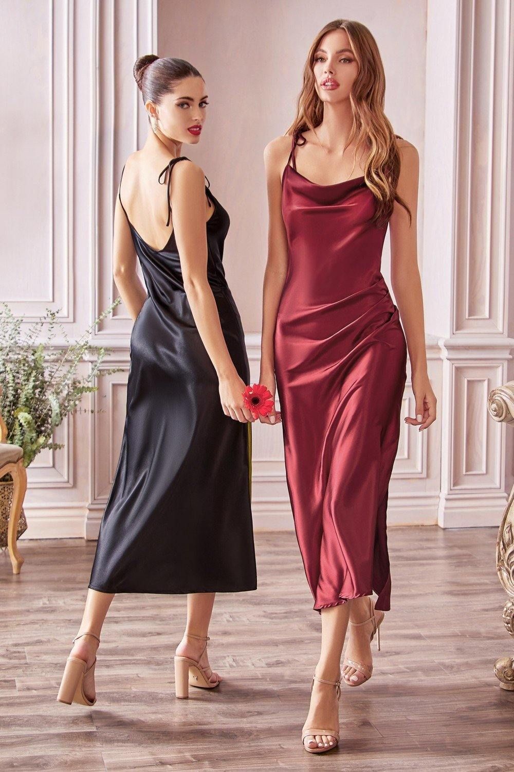 35 Satin Slip Dress