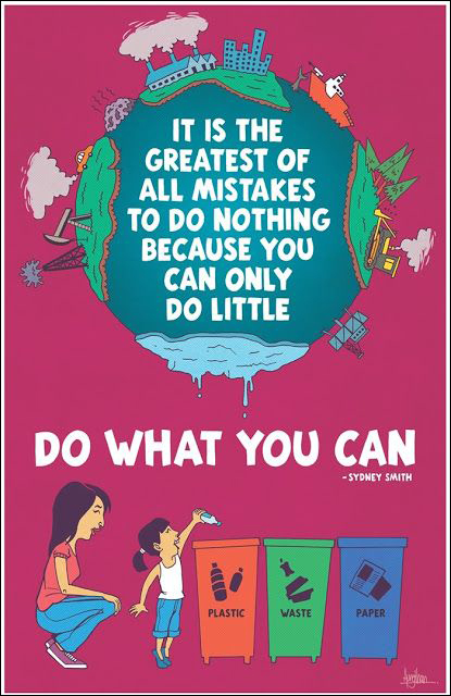 16 Contoh Gambar Desain Poster Lingkungan _Go Green_