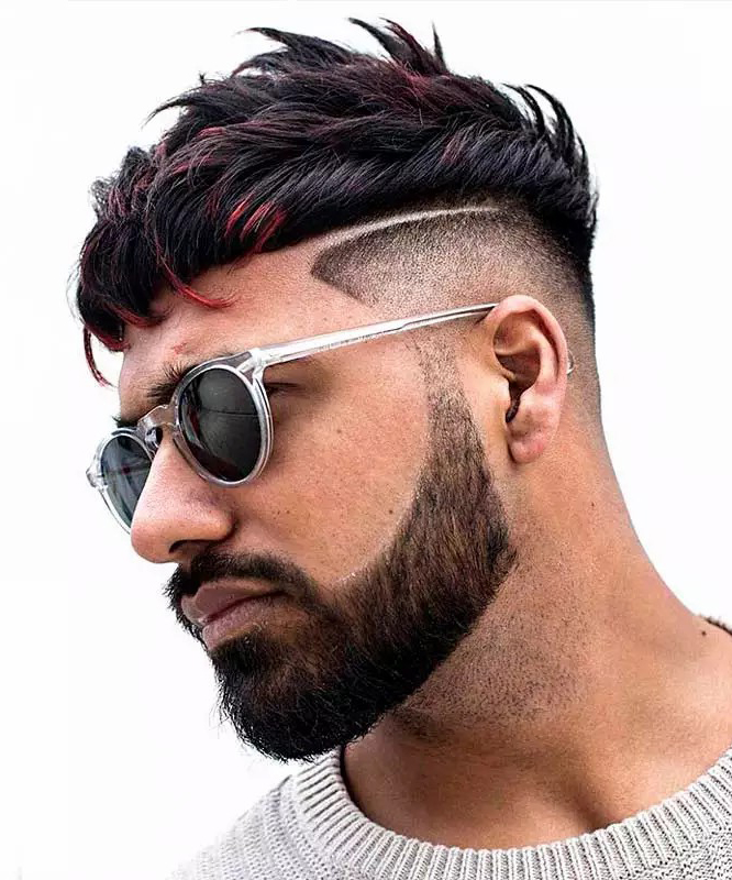 32 Undercut with Accented Lines