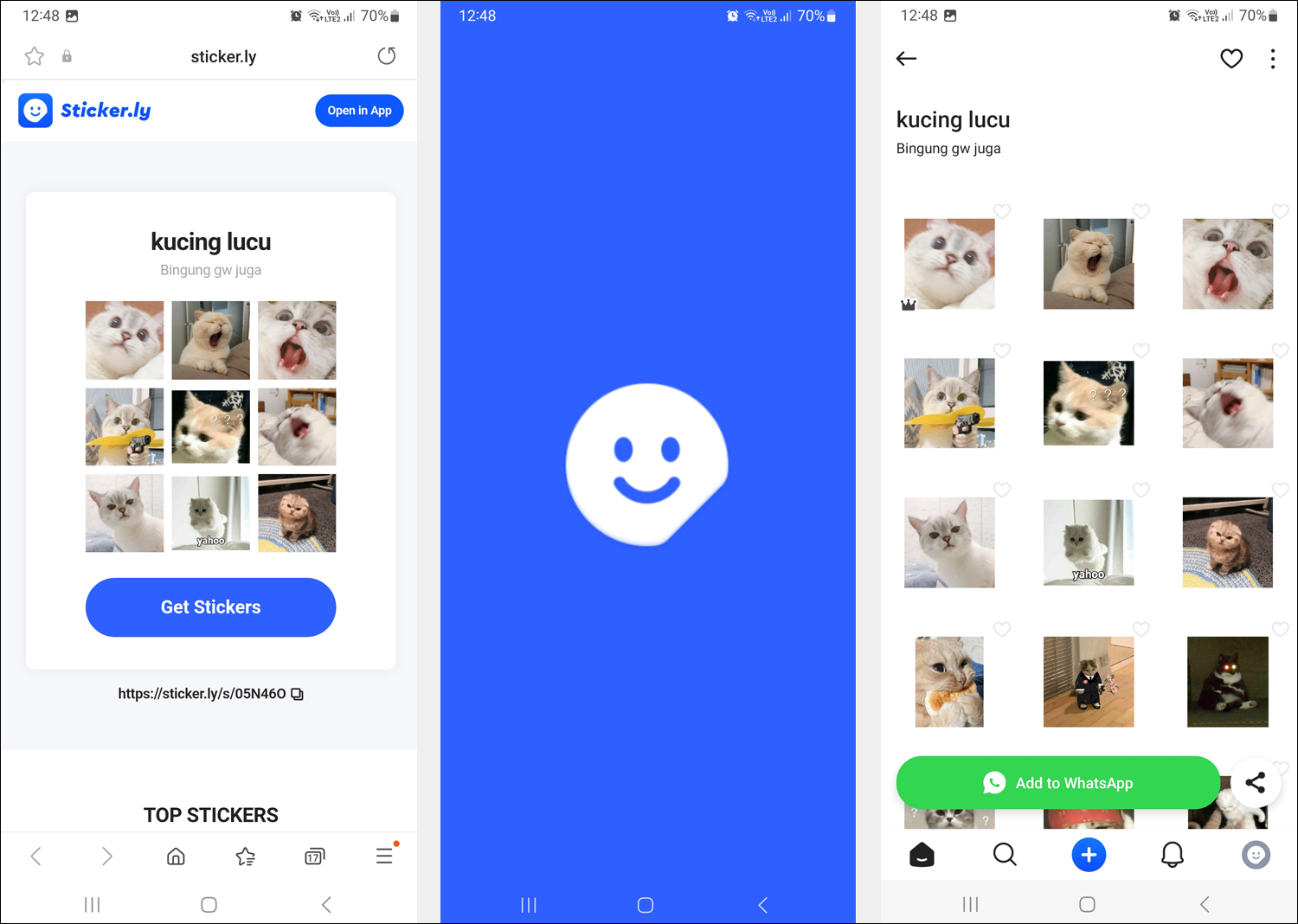 Cara Pasang Stiker di WA