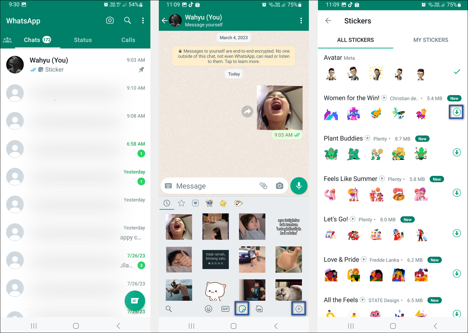 Download Stiker WA Tanpa Aplikasi