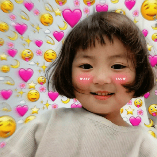 Stiker Bocil Korea 2