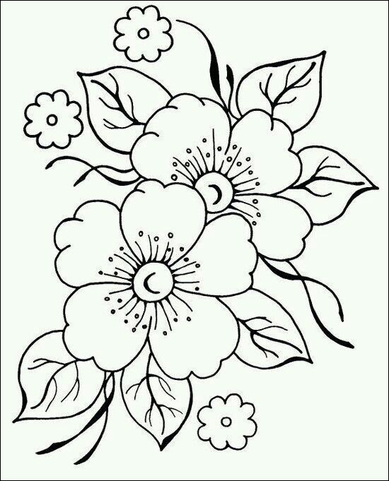 29 Gambar rangkaian bunga indah untuk belajar menggambar dan mewarnai