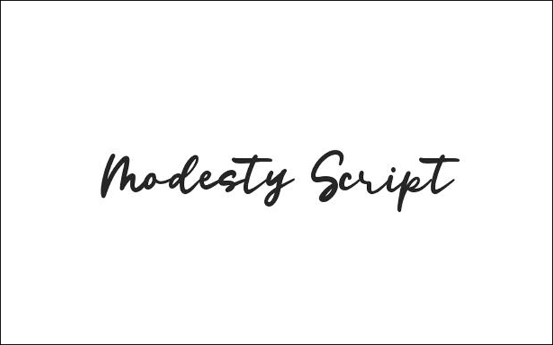 11. Modesty Script