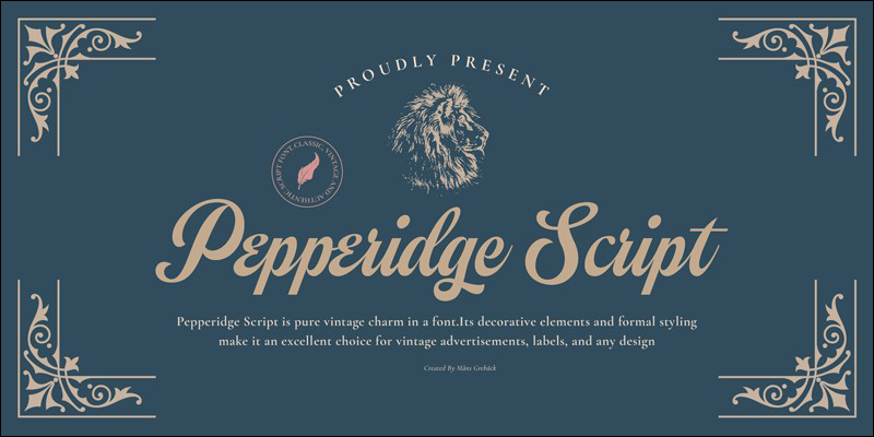 28. Pepperidge Script