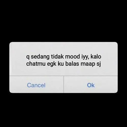 Gambar 11. PP WA Kata-kata Lucu gak mood bales chat