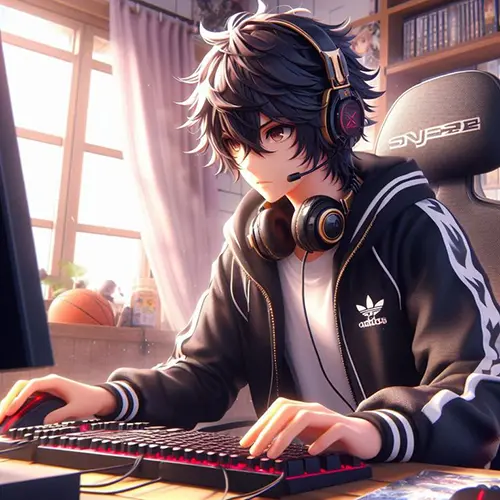 Gambar 13. PP ML Anime jaket adidas hitam