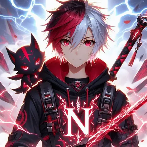 Gambar 17. PP ML Aesthetic cowok petir merah