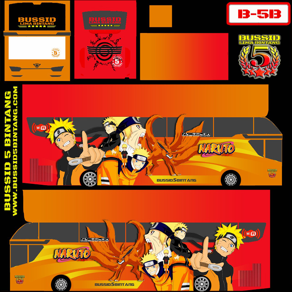 57. LIVERY BUS SRIKANDI NARUTO