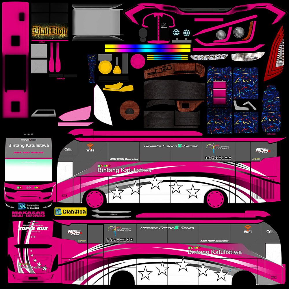 75. Bintang Katulistiwa Pink SR2