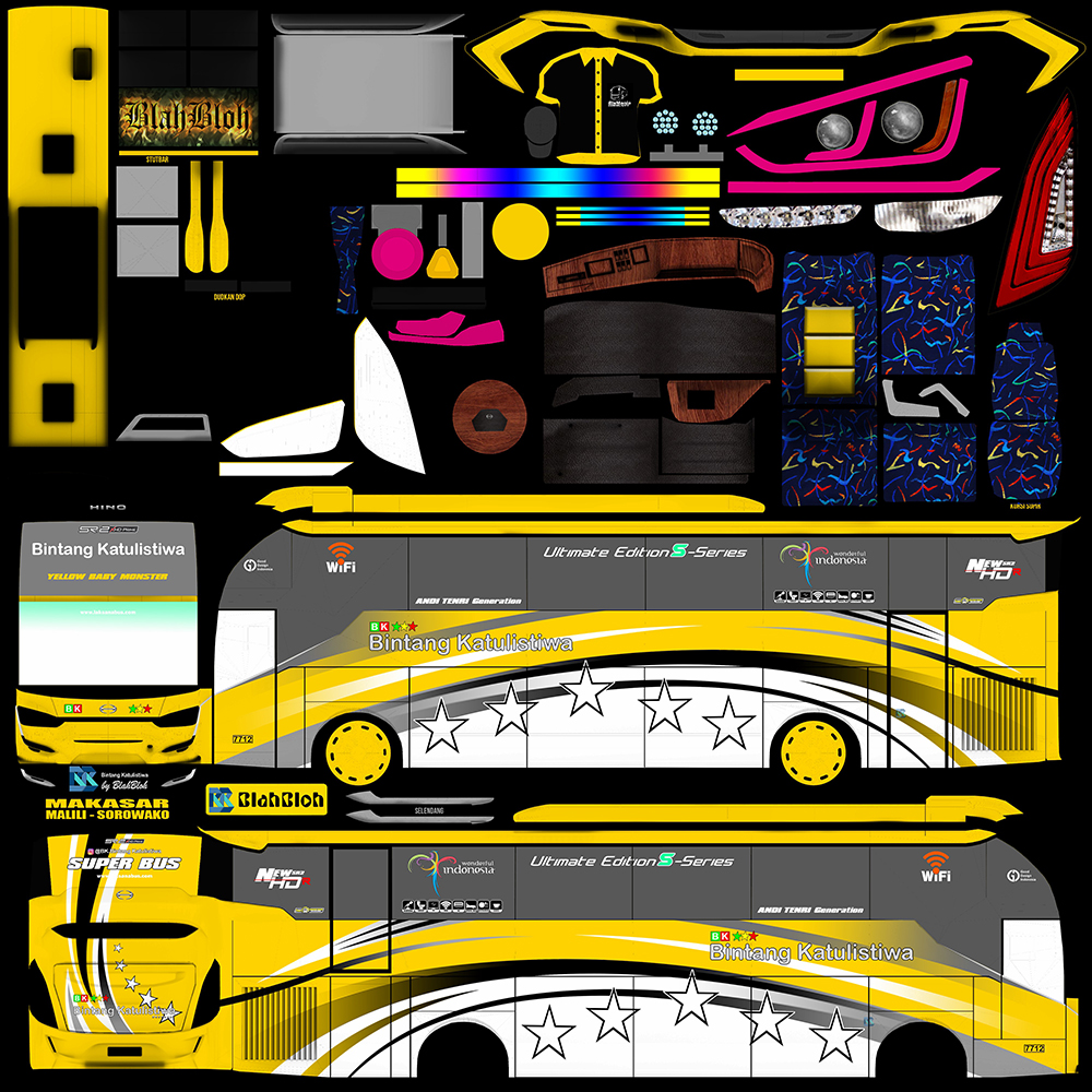 76. Bintang Katulistiwa Yellow SR2