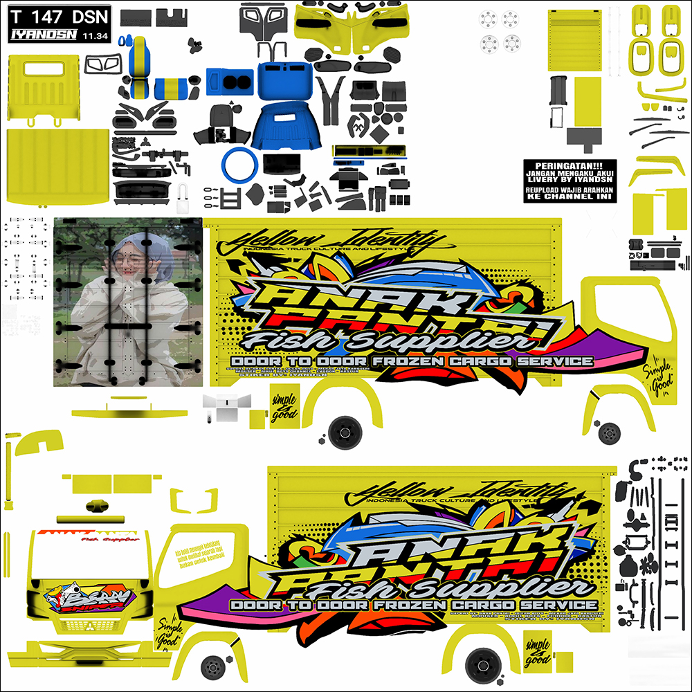 1. Anak Pantai Livery Canter Box v3