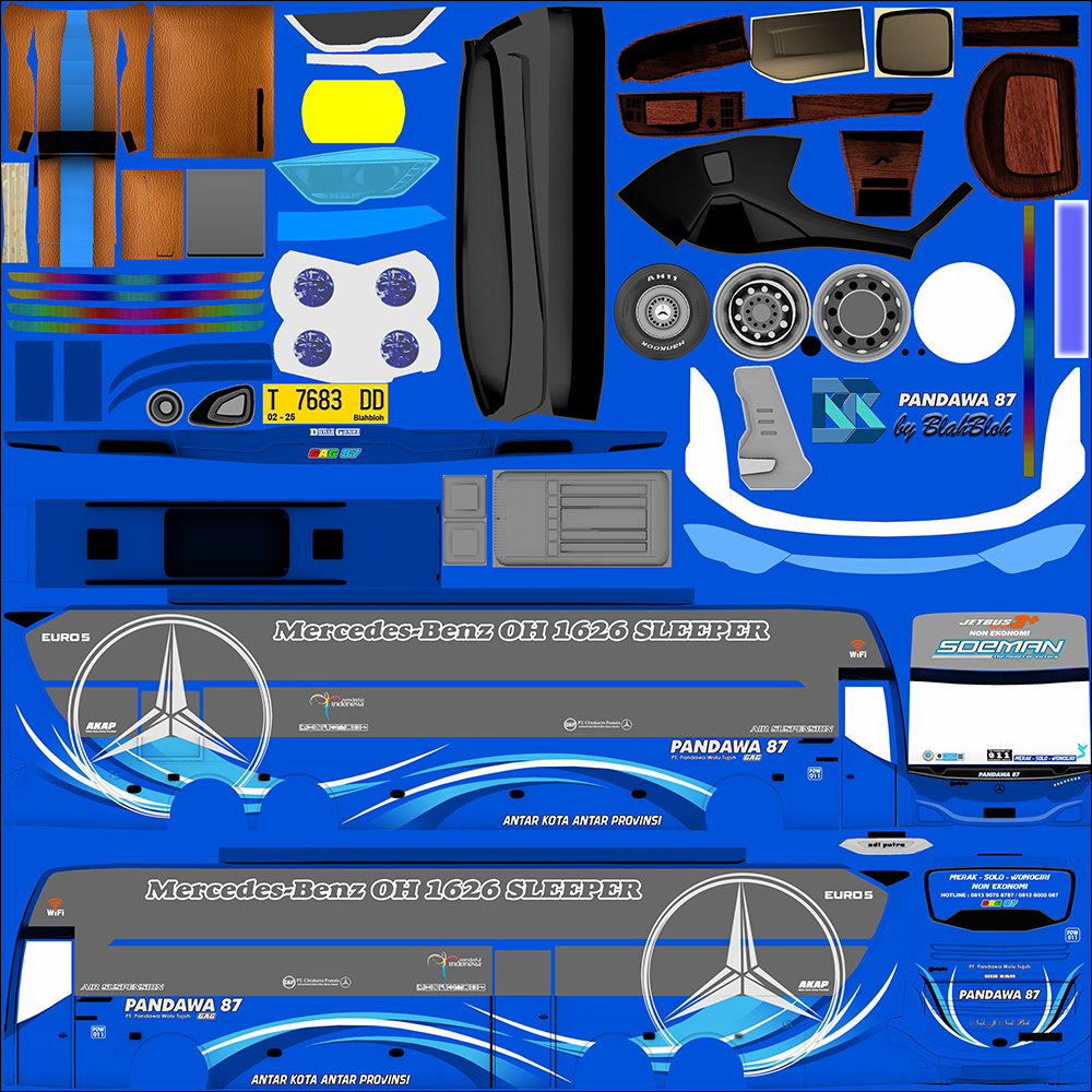 10. Pandawa 87 Dream Coach Tronton