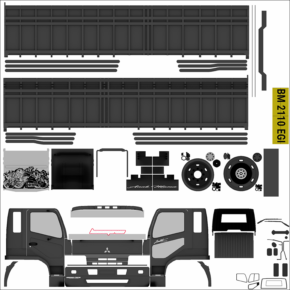 33. Livery Fuso FK Ireng